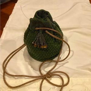 NWOT SHOBHA GORGEOUS BEADED POUCH EVENING BAG